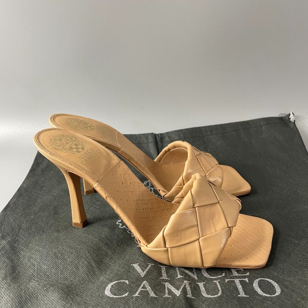 New Vince Camuto Semtera Block Heel Slide Sandal,… - image 3
